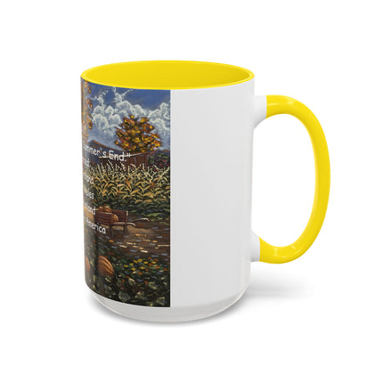 Samhain Accent Mug – 15oz Ceramic Cup with Pumpkin Spice Wit
