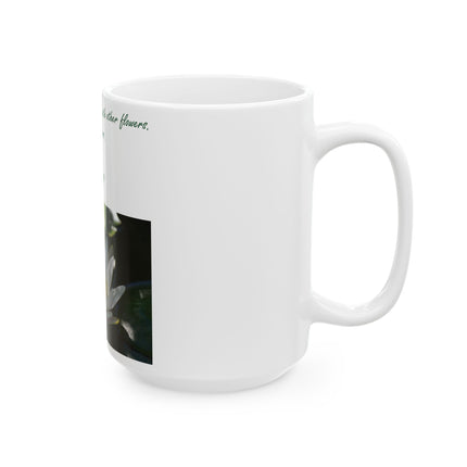 Zen Saying Ceramic Mug - Motivational Drinkware for Mindfulness & Relaxation - 15oz