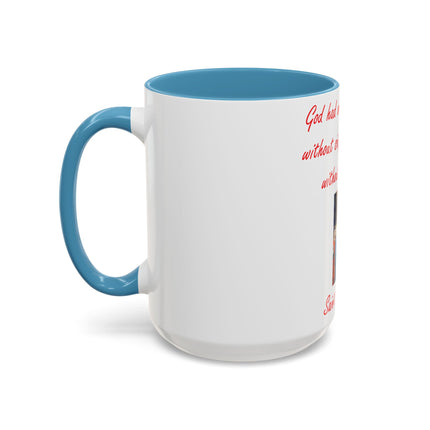 Saint Augustine Quote Mug – Ceramic Accent Cup on Suffering (15oz)