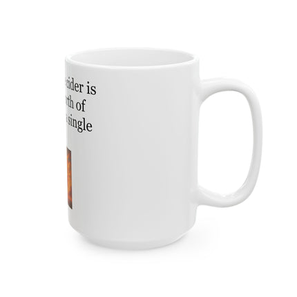 Cider Lover Mug – "A well-made cider is a year’s worth of sunlight in a single sip" Ceramic Coffee Cup (11oz/15oz)
