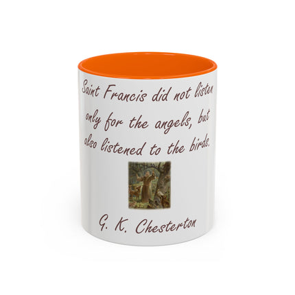 Accent Coffee Mug – Saint Francis Tribute – 11oz Ceramic