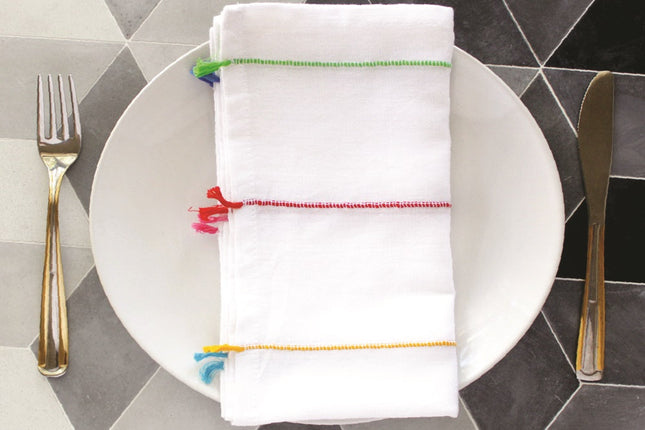 RAINBOW TASSEL TABLE NAPKIN-1