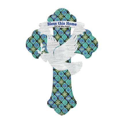 Blessings Cross Easter Door Decor by G. DeBrekht - Easter Spring Decor - 8191163H-4