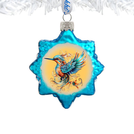 Fairy Bird Mercury Glass Ornaments by G. Debrekht - Christmas Decor - 776026-2