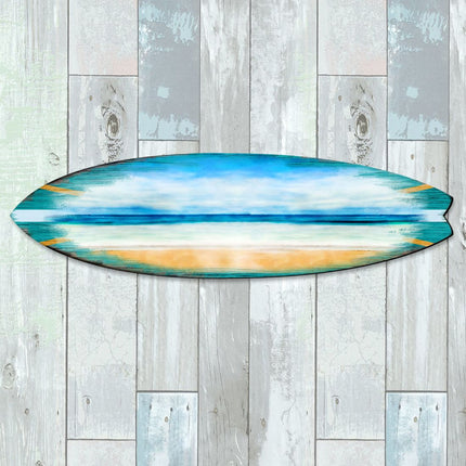 Ocean Surfboard Coastal Door Art by G. DeBrekht - Coastal Holiday Decor - 8490102HS-2