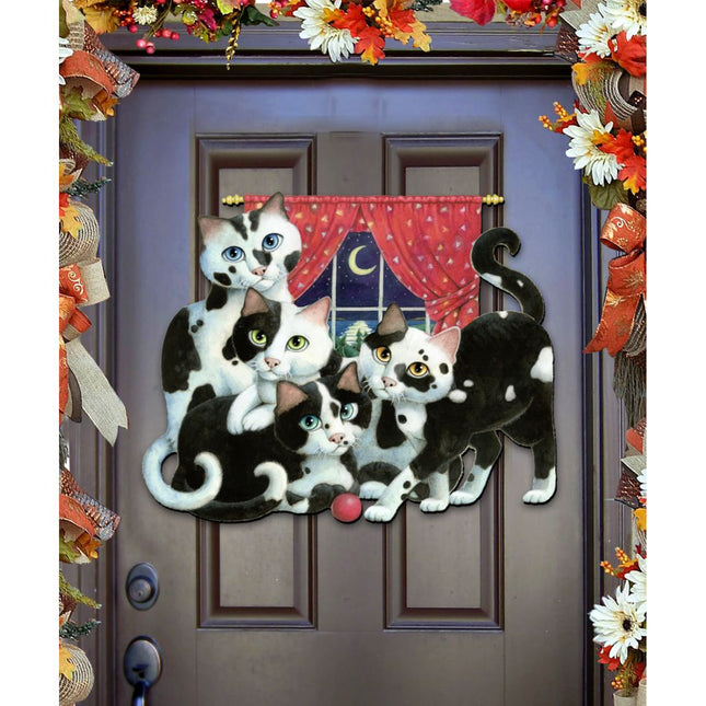 Cookies and Cream Halloween Door Decor by Laura Seeley - Thanksgiving Halloween Decor - 8512053H-0
