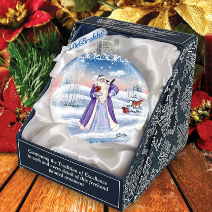Wilderness Friends Ball Glass Ornament by G. DeBrekht - Wildlife Holiday Decor - 73316-3