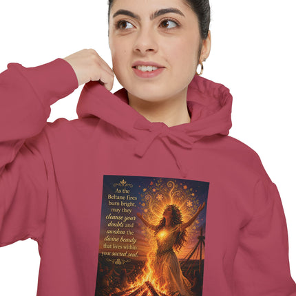 Beltane Fire Hoodie — Inspirational Prayer Design