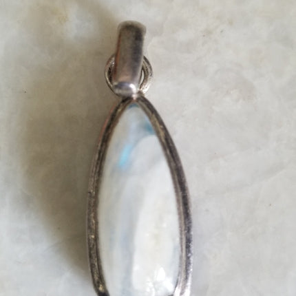 Sterling Silver hand wrapped Natural Ruby Zoisite Pendant Unique Jewelry - new-2