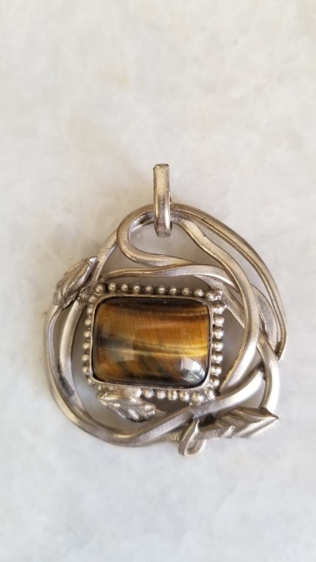 Sterling Silver hand wrapped Natural Ruby Zoisite Pendant Unique Jewelry - new-0