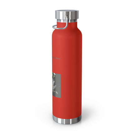 Zen Serenity Copper Bottle – 22oz Lotus Design for Mindful Living