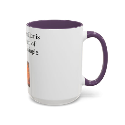 Cider Lover Accent Coffee Mug – "A well-made cider is a year’s worth of sunlight in a single sip" (11/15 oz)