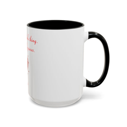 Rumi Quote Accent Mug — “Love is the whole thing. We are only pieces.”