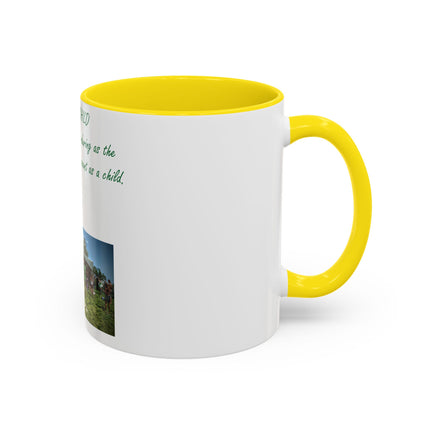 Flower Child Accent Coffee Mug - 11 oz Inspirational Gift