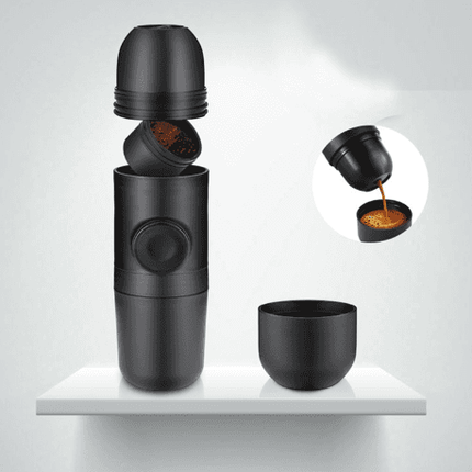Condensed Portable Mini Coffee Machine – Capsule Black, Compact & Travel-Friendly-0