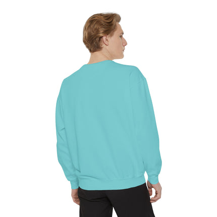 Cozy Candlelit Photo Sweatshirt — "Cacao doesn't wake me up... it brings me home"