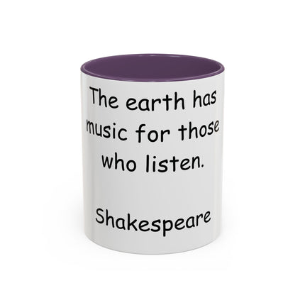Shakespeare Quote Mug – 11oz Accent Cup for Book Lovers