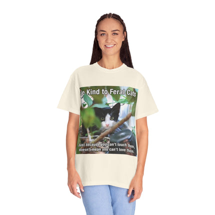 Be Kind to Feral Cats T-Shirt — Feral Cat Rescue Awareness Tee