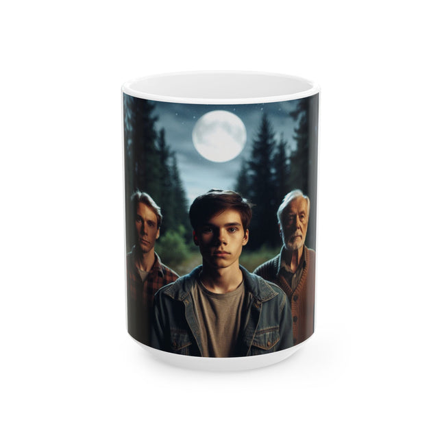 Mystical Forest Ceramic Mug – 15oz Nature Lover Gift