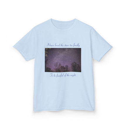 Kids Starry Night Tee - "I Have Loved the Stars Too Fondly"