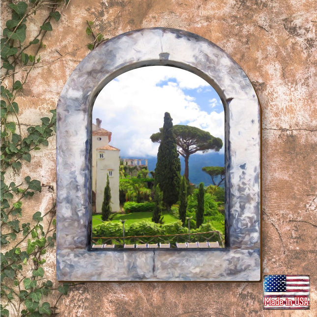 Castle by the Sea Wooden Wall Art by G. DeBrekht - Coastal Sea-Life Decor - 8491002W-0