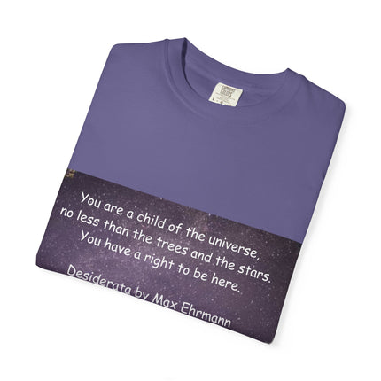 Unisex Inspirational T-Shirt - "You Are a Child of the Universe" Design