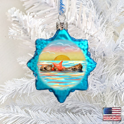 Shell Mercury Glass Ornament by G. DeBrekht - Coastal Holiday Decor - 775481-1