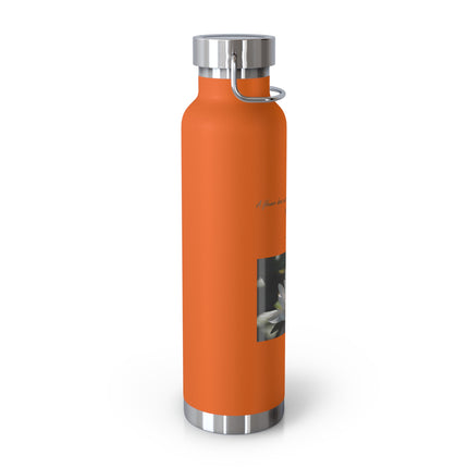 Zen Serenity Copper Bottle – 22oz Lotus Design for Mindful Living