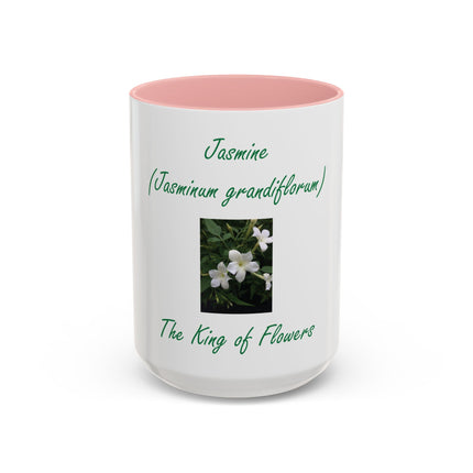 Jasmine Mug – "The King of Flowers" Botanical Coffee Cup (11/15oz)