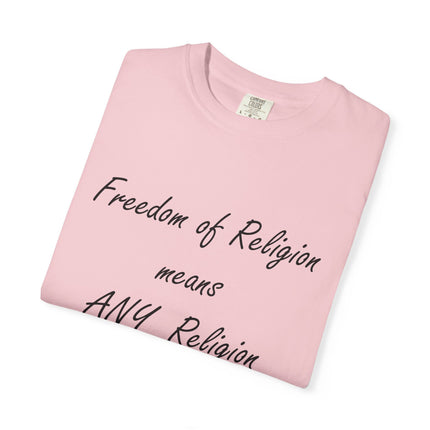 Freedom of Religion Unisex T-Shirt - Comfortable & Statement-Making Tee for All Beliefs