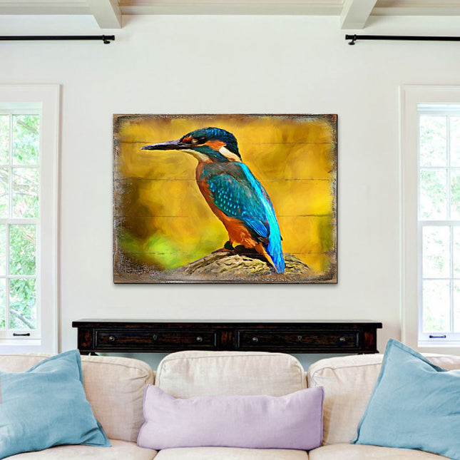 Alyra Bird Art Wooden Wall Art by Nature Wonders - Nature Wildlife Decor  - 95298B-0