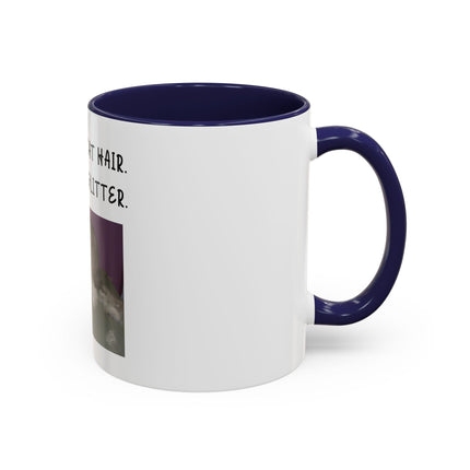 Kitty Glitter Coffee Mug — "This Isn't Cat Hair, It's Kitty Glitter" Accent Mug