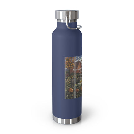Samhain-Themed Copper Vacuum Insulated Bottle - Fall & Halloween Essentials