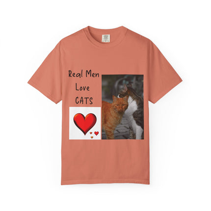 Real Men Love Cats Unisex T-Shirt - Cute Cat Lover Tee