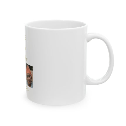 CRONE Ceramic Mug – “C.R.O.N.E. Creative Researcher of New Experiences” Inspirational Coffee Cup