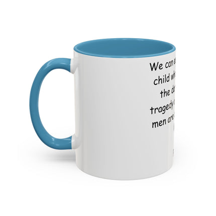 Plato Quote Ceramic Mug – 11oz Accent Cup for Daily Wisdom