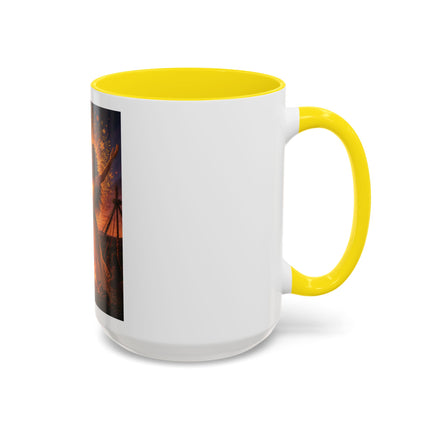 Mug — Pagan Bonfire Coffee Mug with Inspirational Beltane Quote