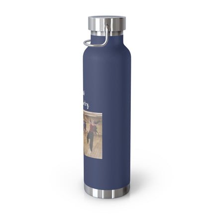 Dancing Is Silent Poetry 22oz Copper Insulated Bottle - Perfect Gift for Dance Lovers