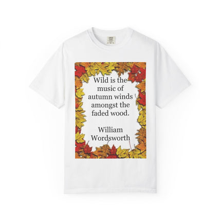 Wordsworth Autumn Quote T-Shirt