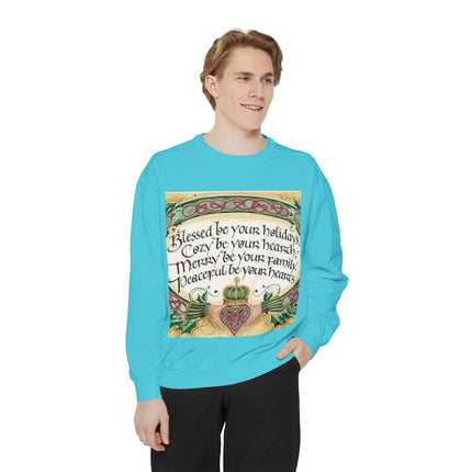Blessed Be Your Holidays Unisex Sweatshirt - Cozy & Heartfelt Gift