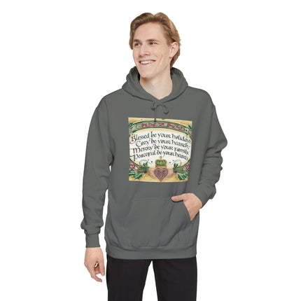 Celtic Holiday Hoodie — "Blessed be your holidays" Cozy Family Christmas Sweatshirt