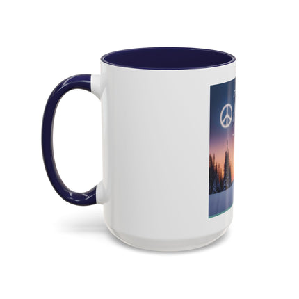 Coffee Mug — "All I Want for Christmas Is Peace" Holiday Peaceful Winter Scene