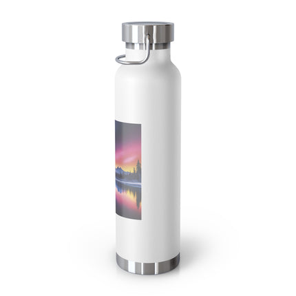 Aurora Landscape Insulated Water Bottle – 22oz Vacuum Flask