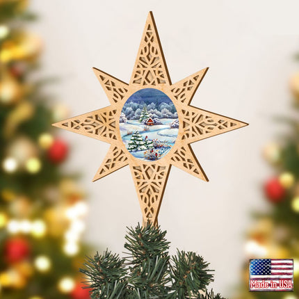 Winter Wonderland Tree Topper by G.DeBrekht - Christmas Decor - 89497-0