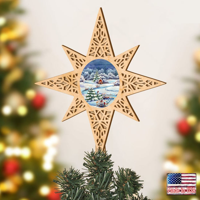 Winter Wonderland Tree Topper by G.DeBrekht - Christmas Decor - 89497-0