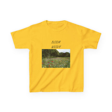 Kids Bloom Wildly Tee – Nature-Inspired Graphic Shirt for Spring Fun