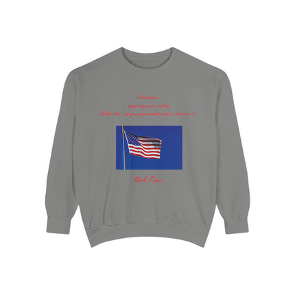 Patriotic Quote Sweatshirt for American Pride