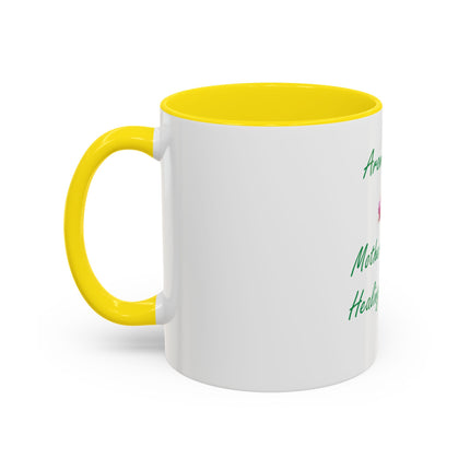 Aromatherapy Coffee Mug - "Mother Nature's Healing Perfumes" Accent Mug (11/15oz)