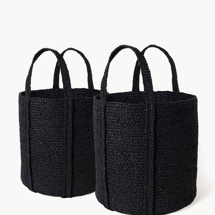Kata Basket with handle - Black-0