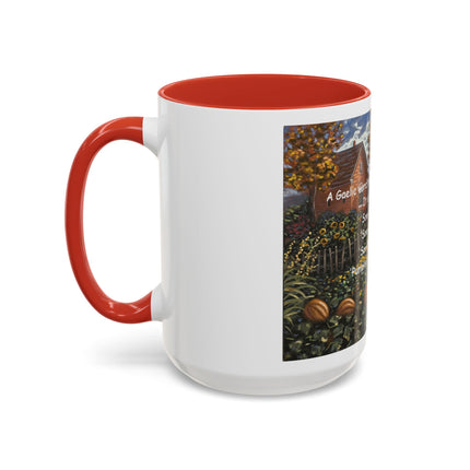 Samhain Pumpkin Spice Accent Coffee Mug — Autumn Harvest 11/15oz